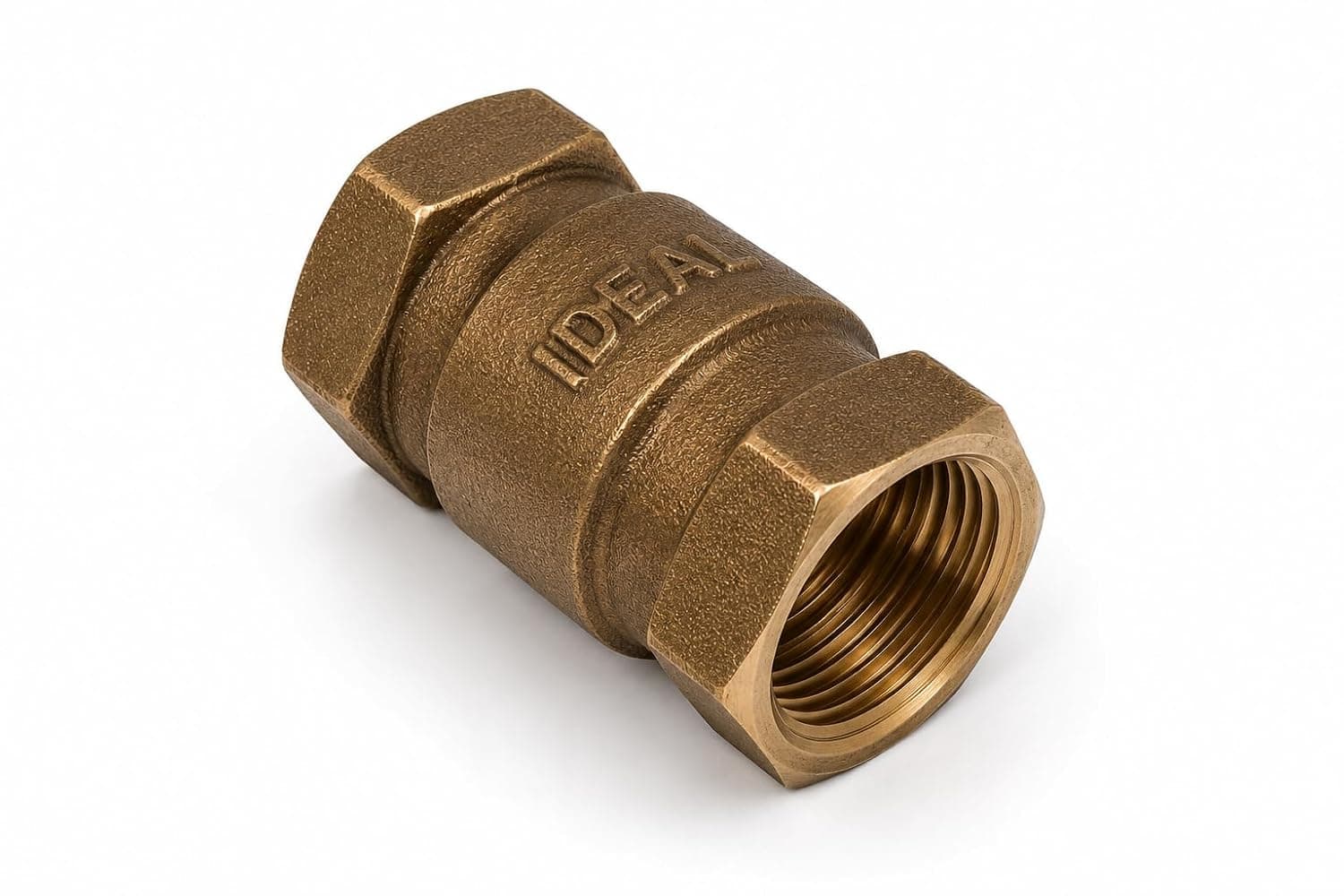 IDEAL Bronze Vertical Check Valve Internal Seating